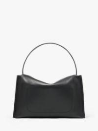 LARGE LOAFER BAG - LEATHER SHOULDER BAG in black | JW Anderson US  Product Image