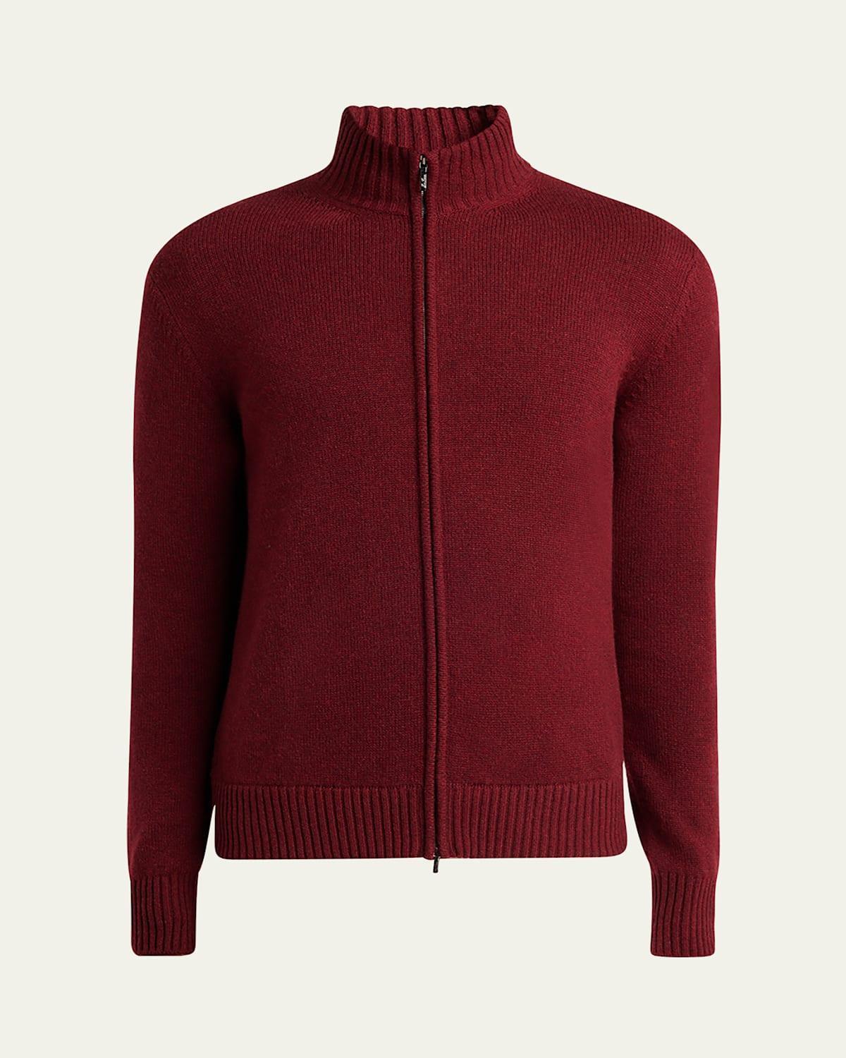 Mens Cashmere Parksville Full-Zip Sweater product image