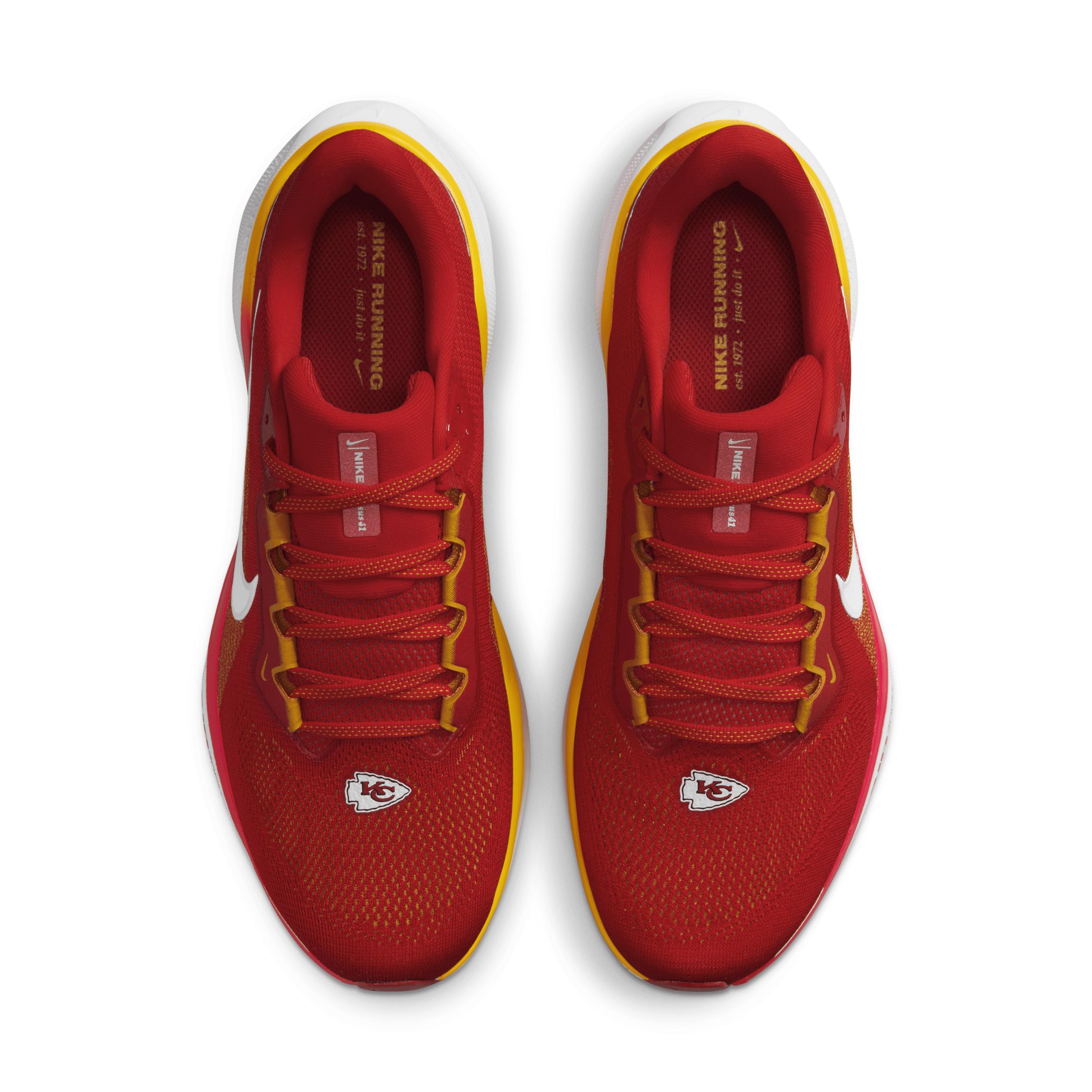 Nike Men's Pegasus 41 NFL Kansas City Chiefs Road Running Shoes Product Image