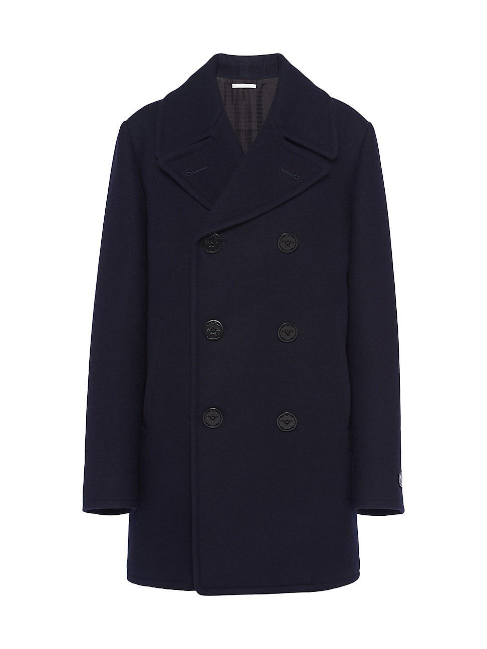 Womens Double-Breasted Peacoat Product Image