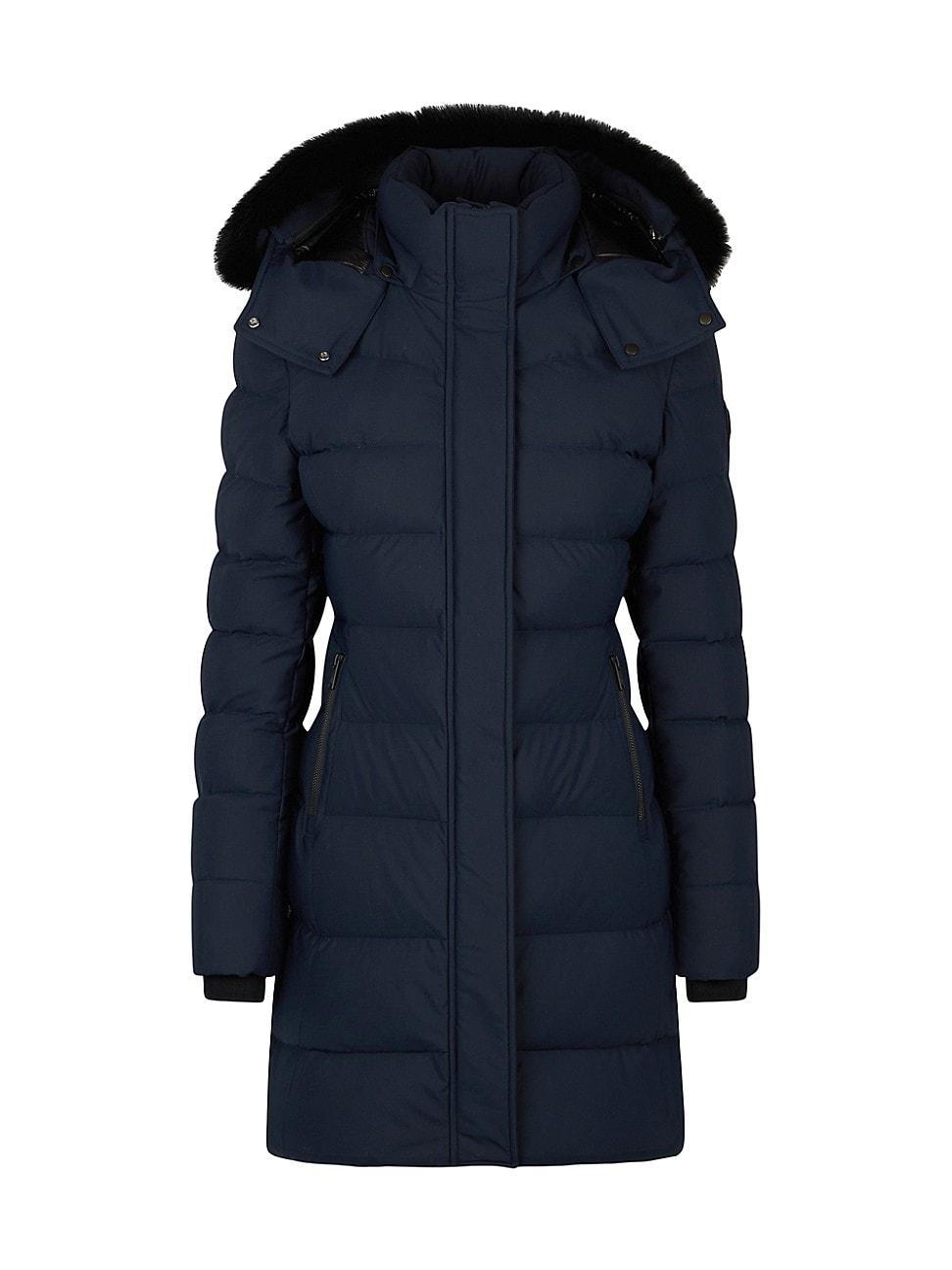 Womens Watershed Shearling-Trim Down Parka Product Image