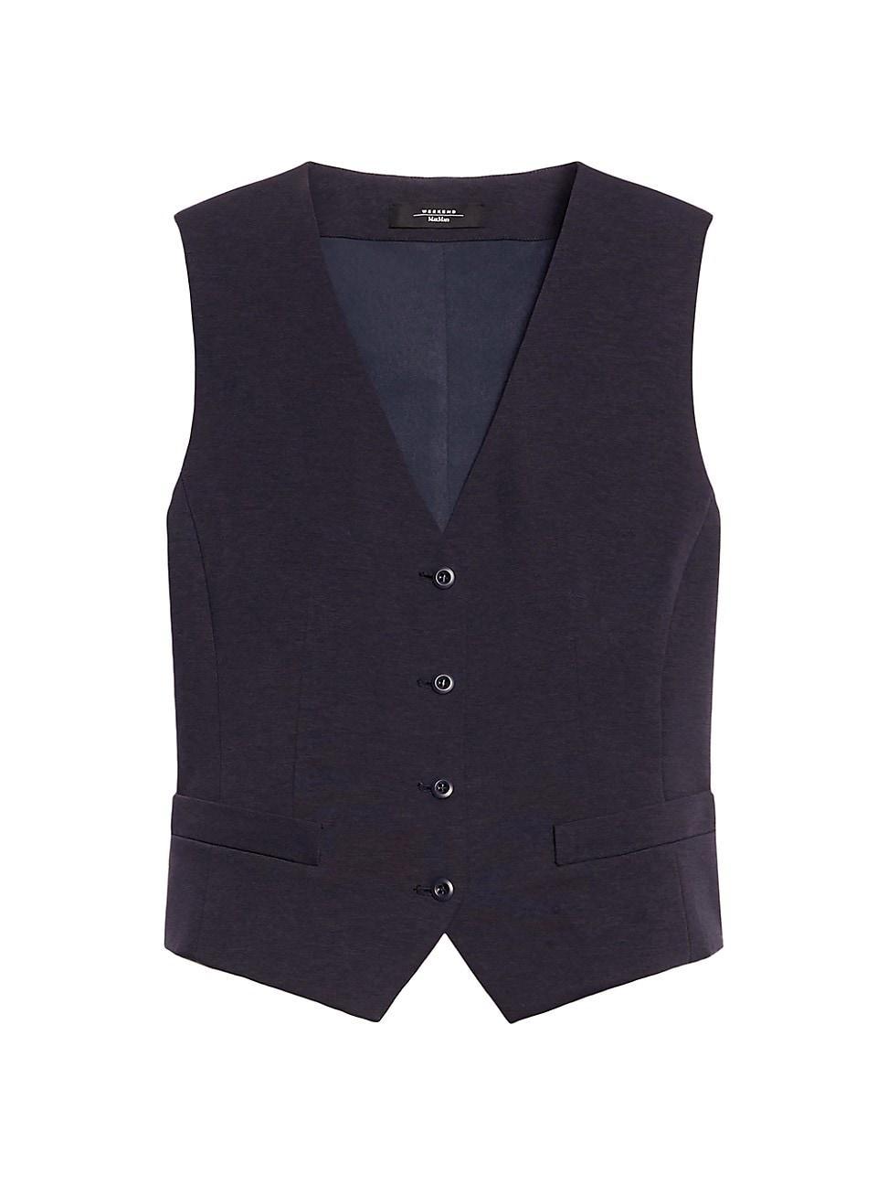 Womens Aria Cotton-Blend Vest Product Image