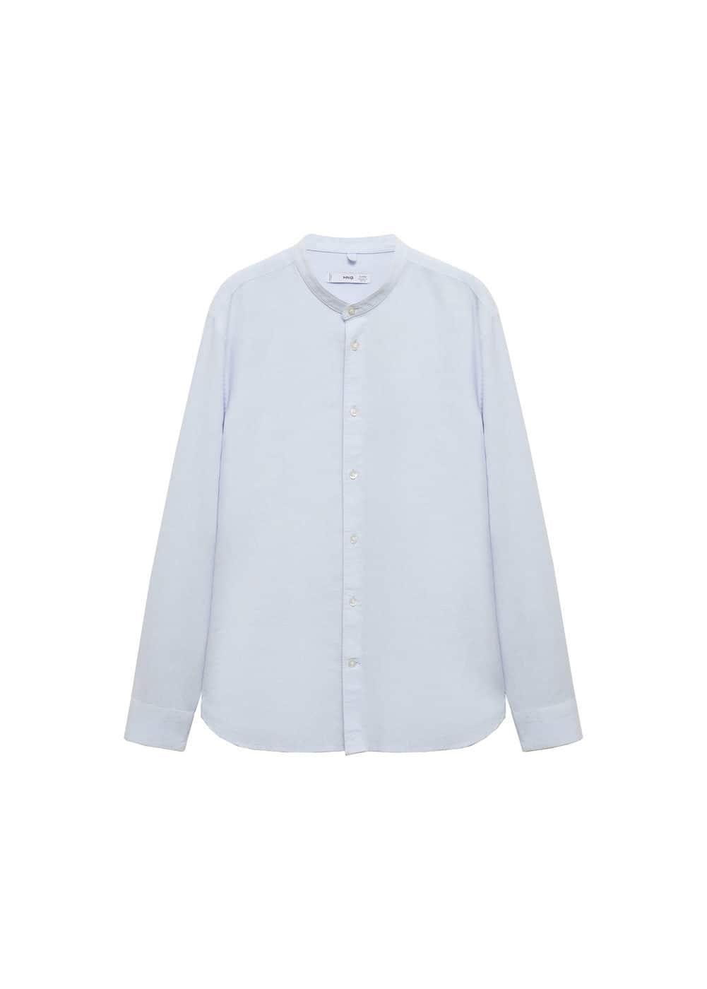 Mango Mens Linen Blend Shirt Product Image