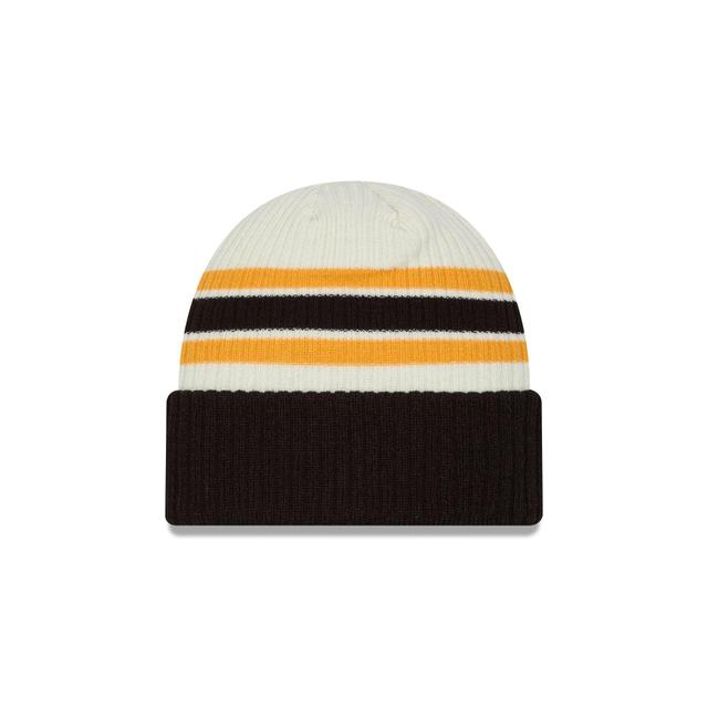 Boston Bruins Vintage Ribbed Beanie Male Product Image