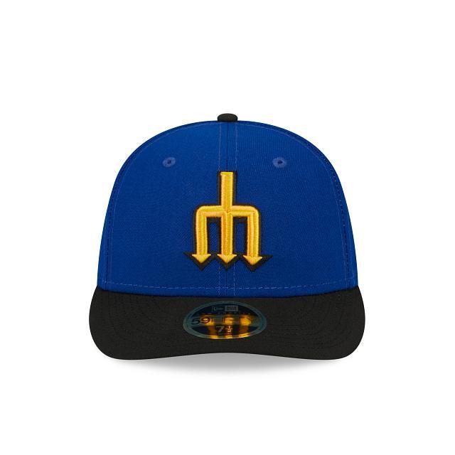 Seattle Mariners City Connect Low Profile 59FIFTY Fitted Hat Male Product Image