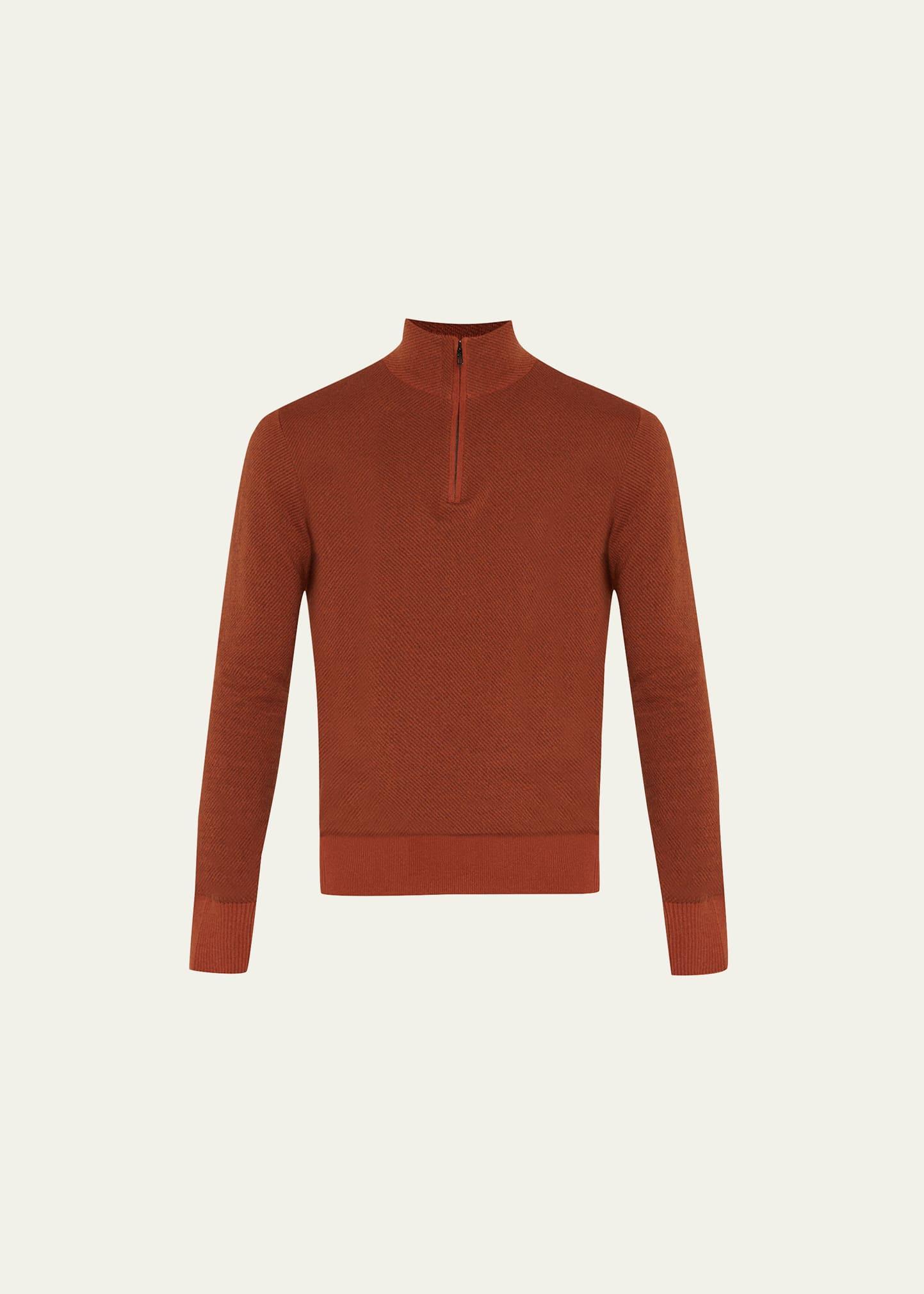 Mens Roadster 1/4-Zip Cashmere Sweater Product Image