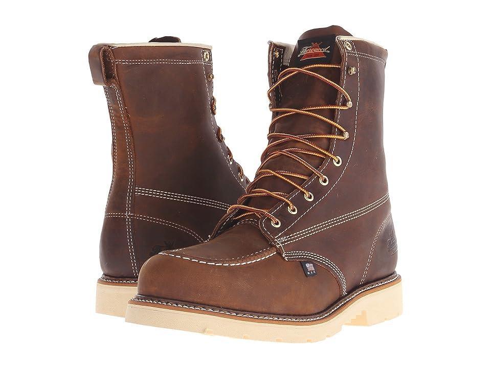 Thorogood American Heritage 8 Moc Toe Safety Crazy Horse) Men's Work Boots Product Image