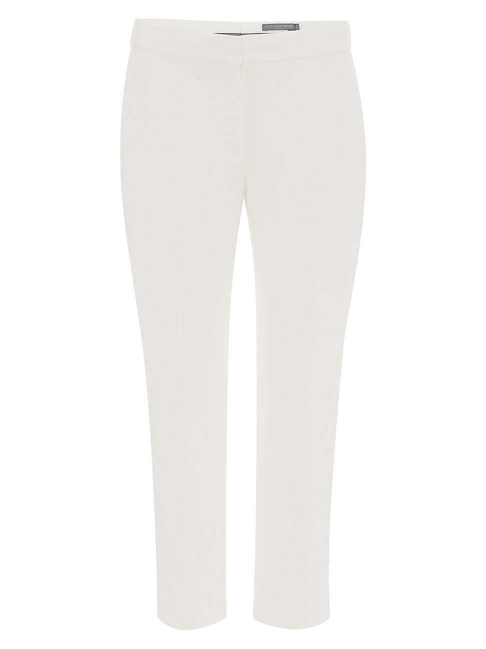 Alexander McQueen Leaf Crepe Cigarette Pants Product Image