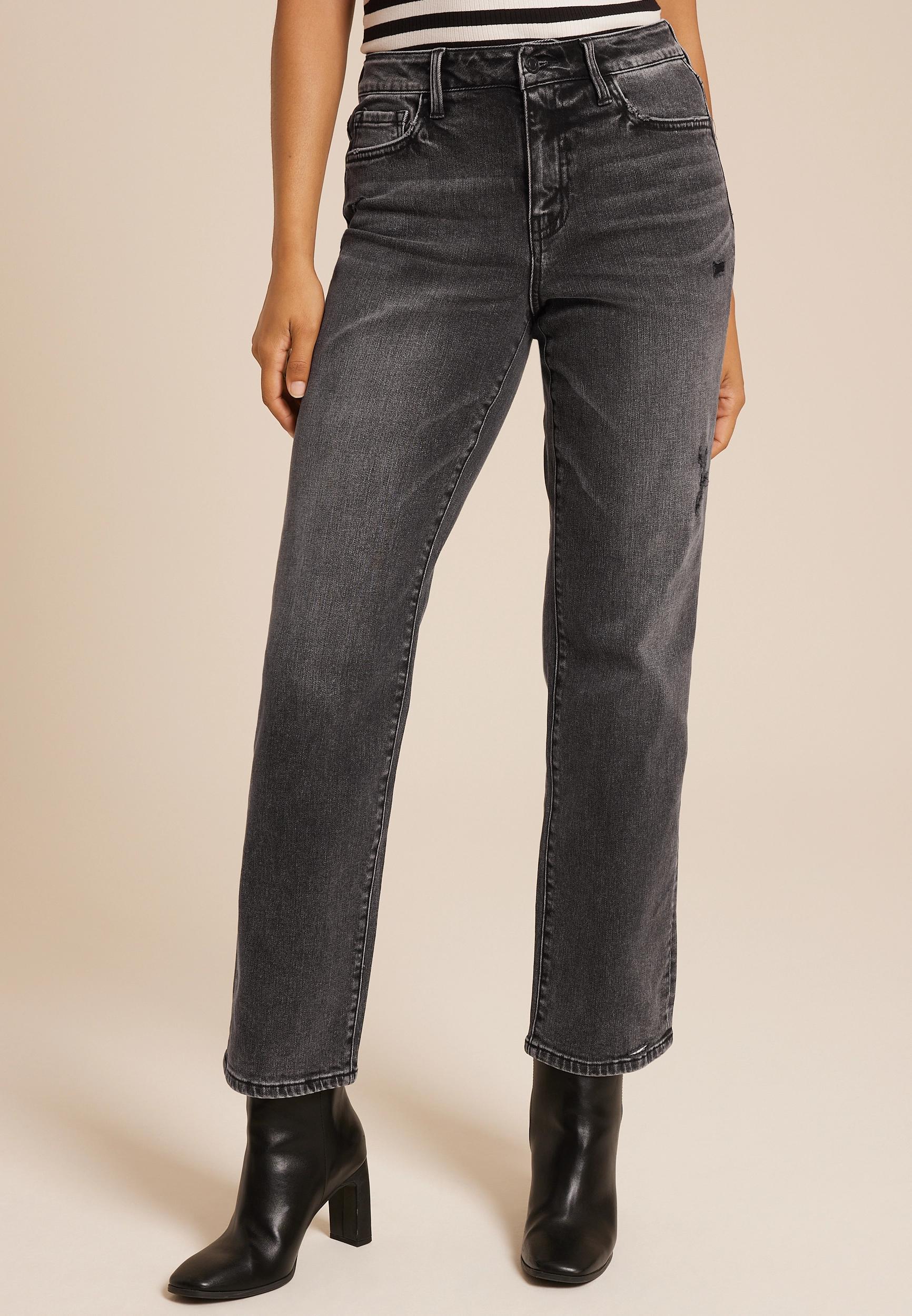 Flying Monkey™ Black High Rise Straight Jean product image