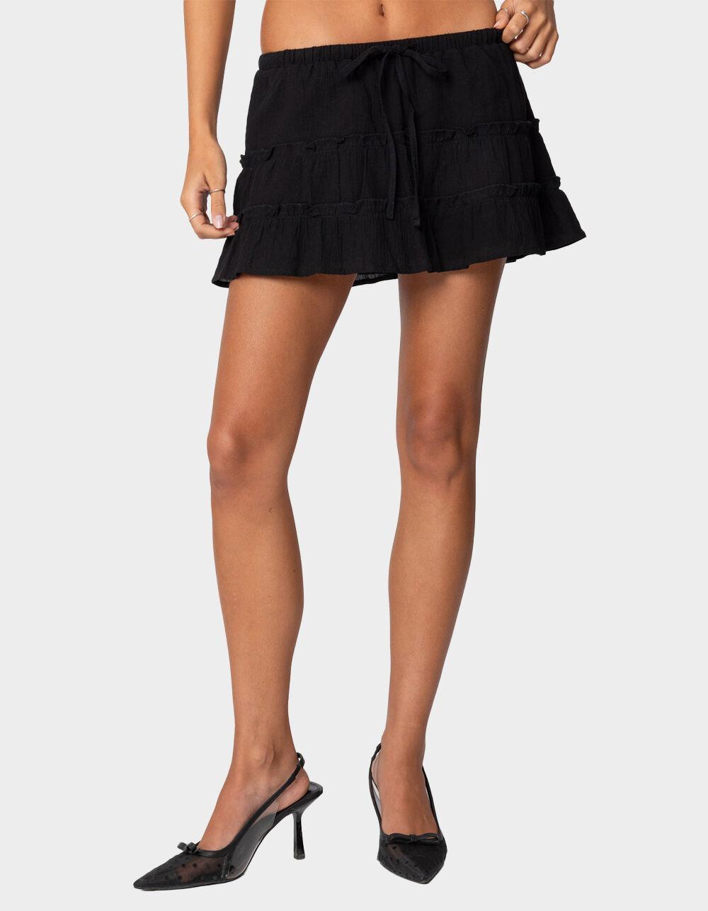 EDIKTED Lora Tiered Mini Skirt Product Image