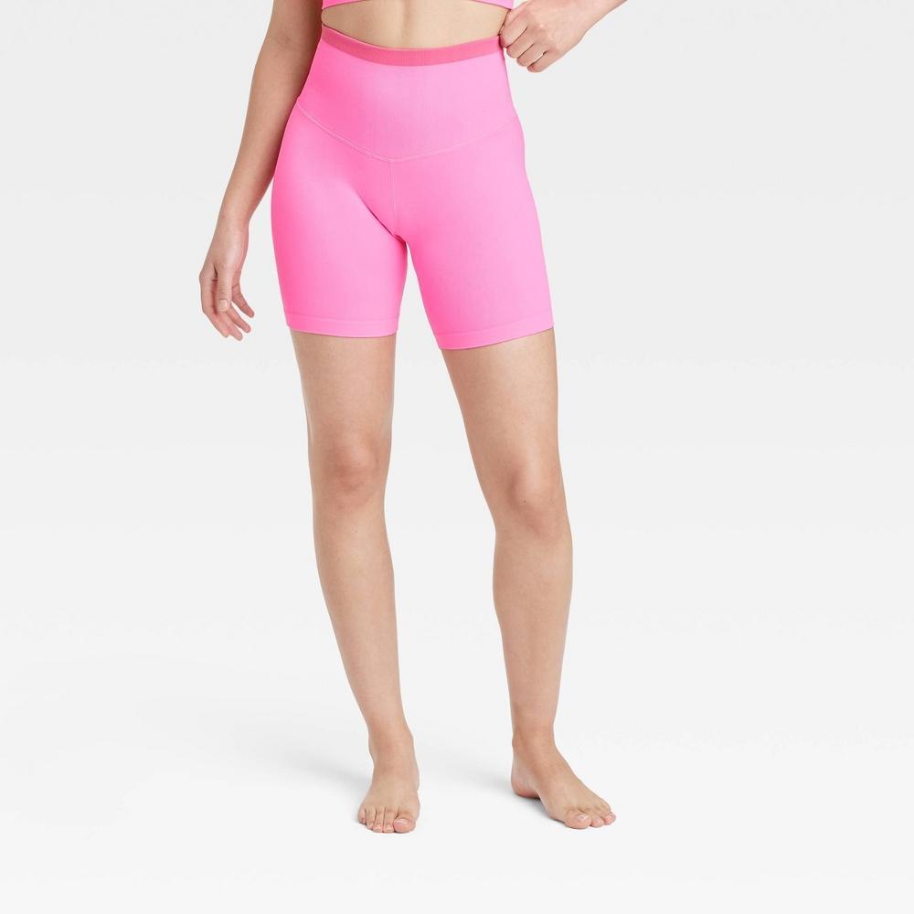 Womens Seamless High-Rise Bike Shorts 6 - JoyLab XL Product Image