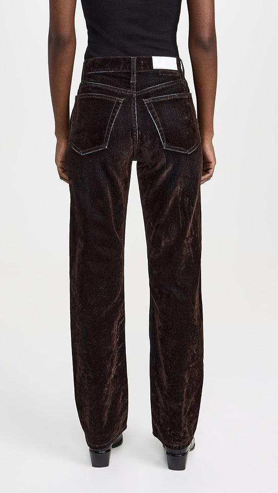 RE/DONE 90s High Rise Loose Flocked Jeans | Shopbop Product Image