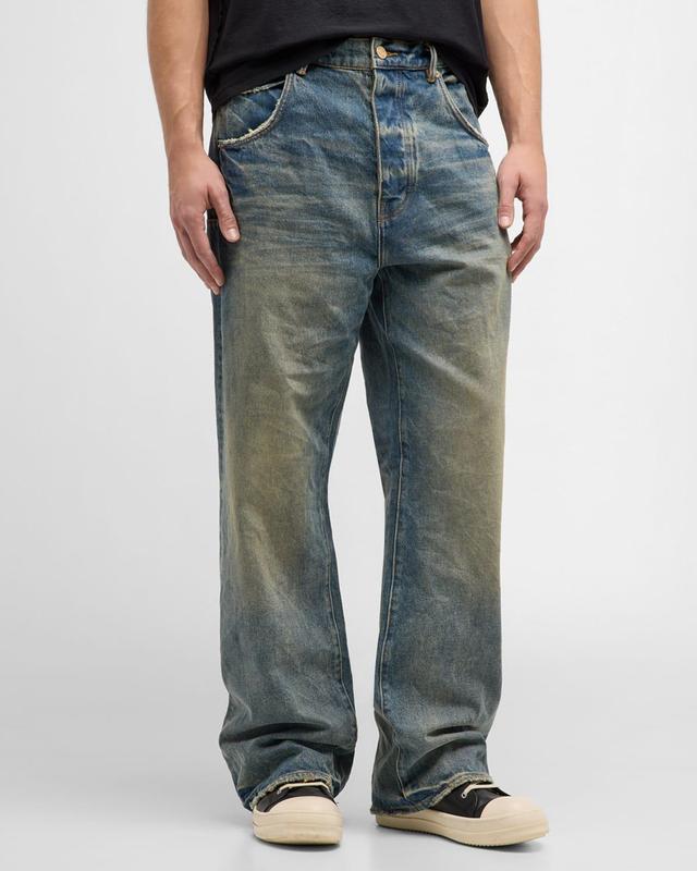 Mens P018 Vintage Relaxed-Fit Jeans Product Image