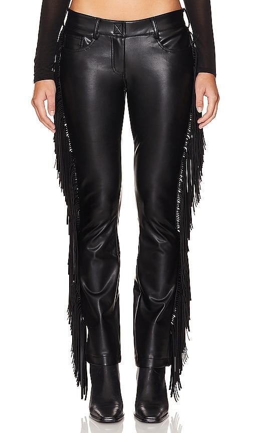 Fringe Boot Leg Jean Product Image