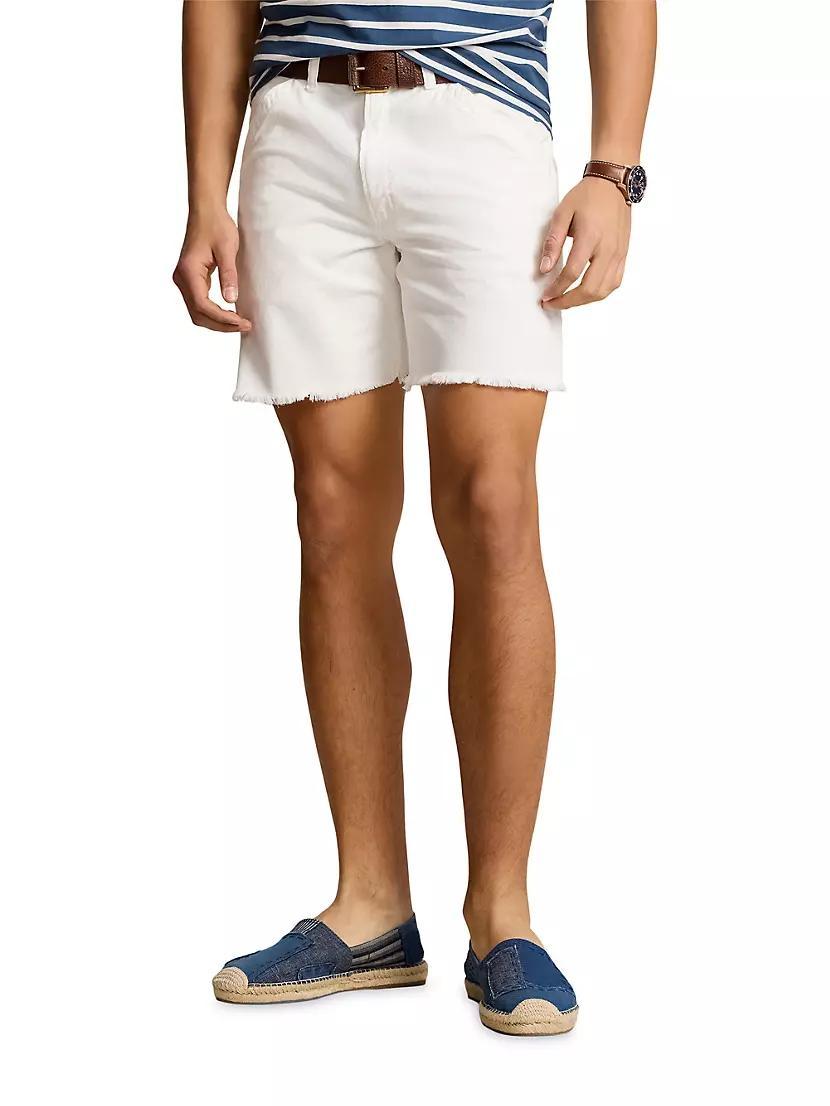 Cotton Flat-Front Shorts Product Image