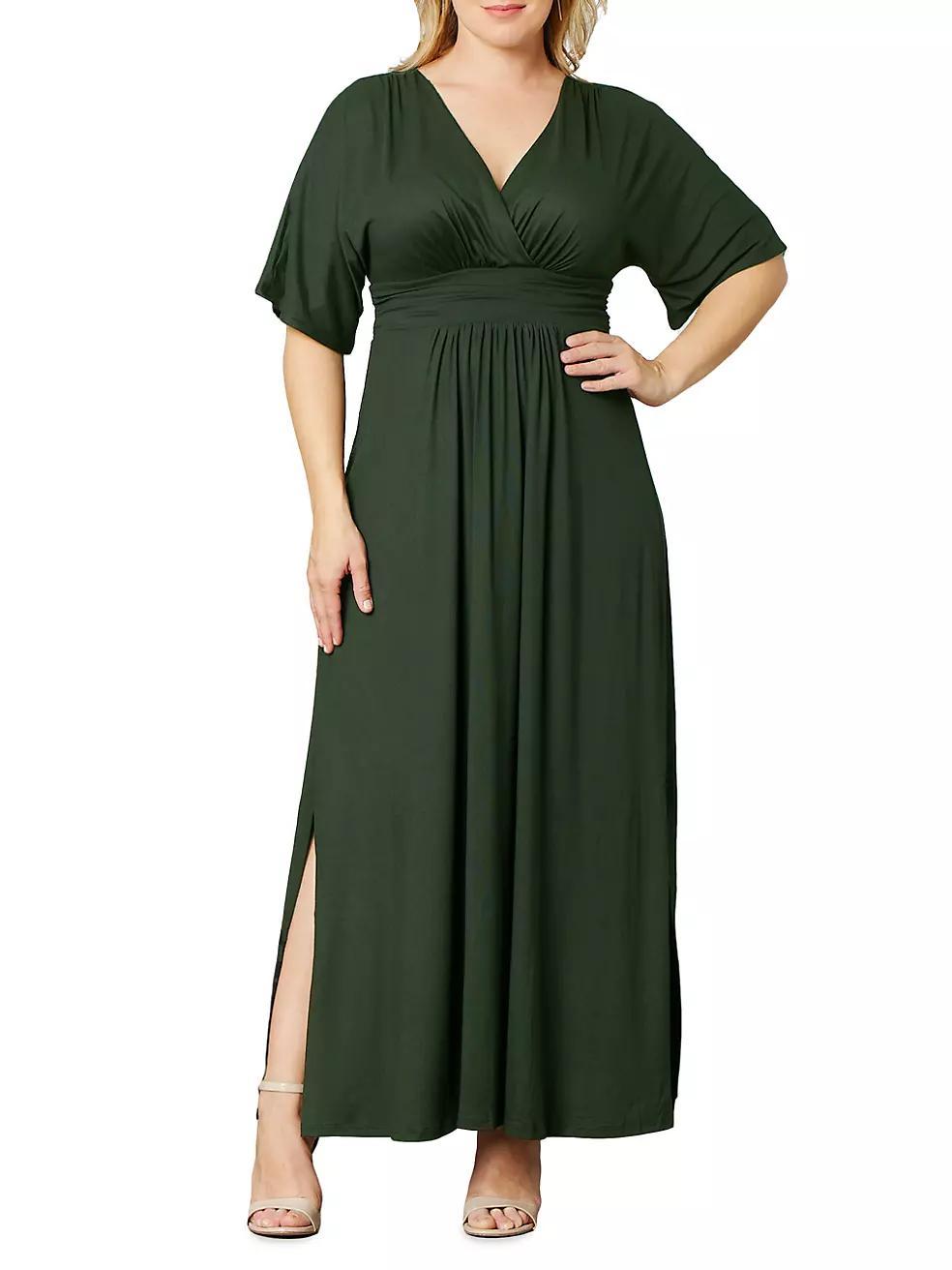 Vienna Satin Maxi Dress Product Image