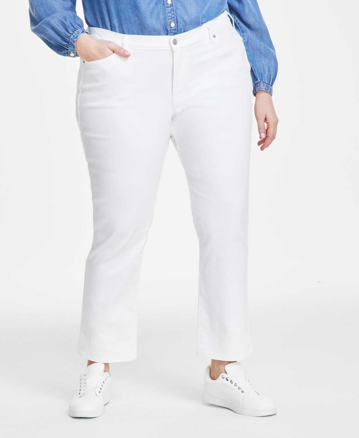 Levis Plus Size Classic Straight Leg Mid Rise Jeans Product Image