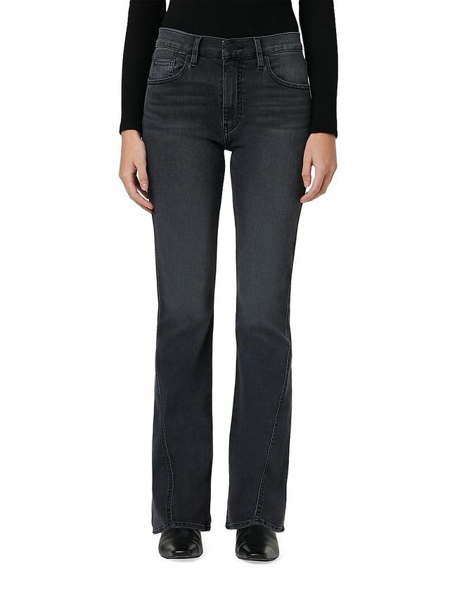 Womens Barbara High-Rise Baby Boot-Cut Jeans Product Image