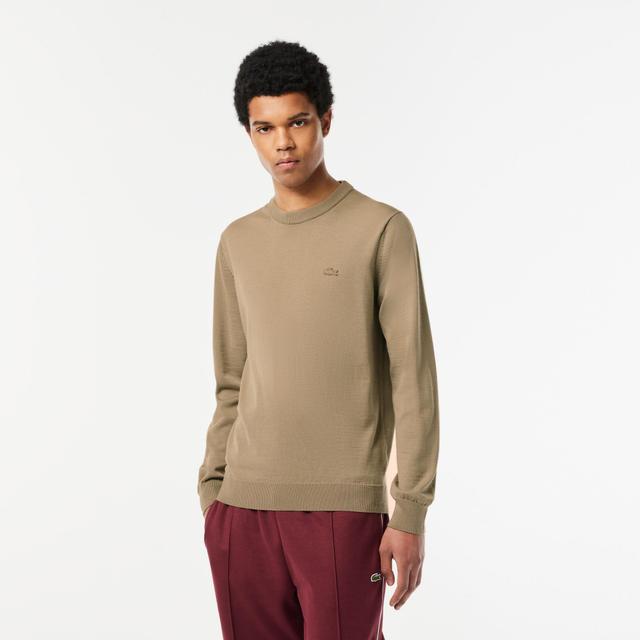 Men's Merino Wool Crew Neck Sweater Product Image