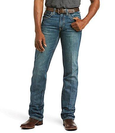 Ariat Men's M5 Slim Boundary Stackable Straight Leg Jeans Product Image