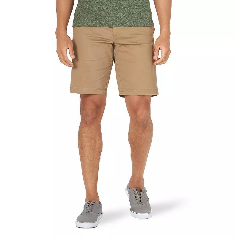 Mens Lee 10 Extreme Motion Flat Front Shorts Original Green Product Image