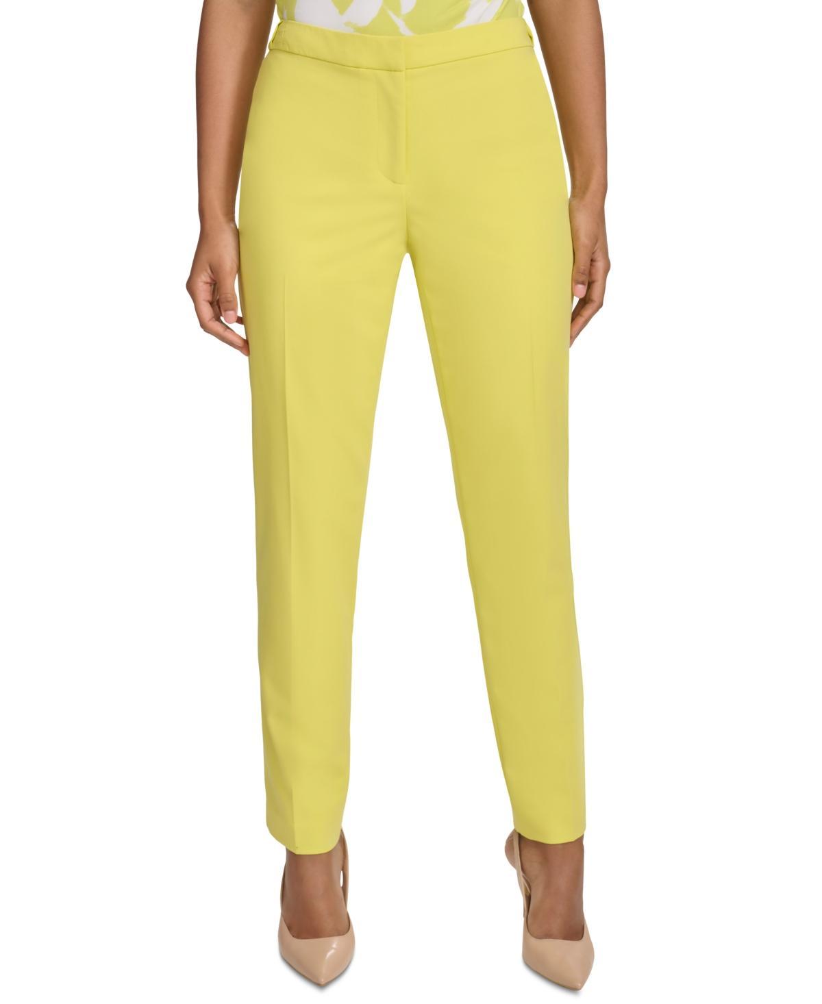 Calvin Klein Womens Slim Leg Ankle Pants product image