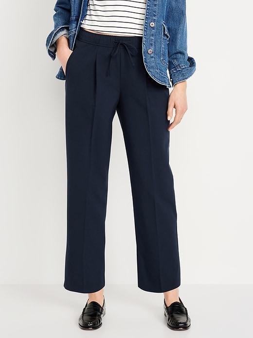 High-Waisted Billie Straight Trouser Product Image