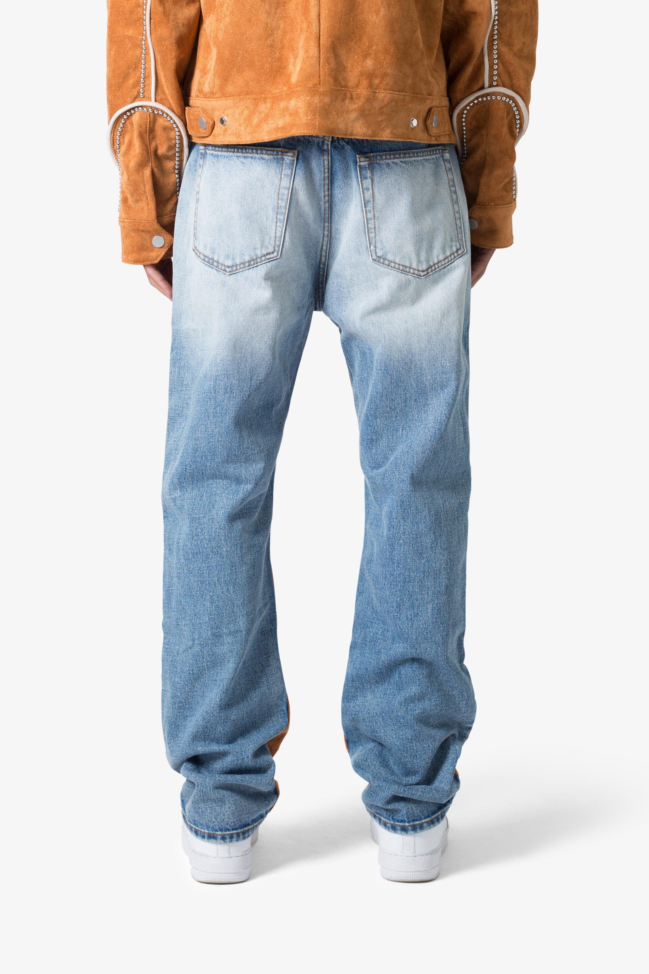 V636 Western Baggy Denim - Blue Product Image