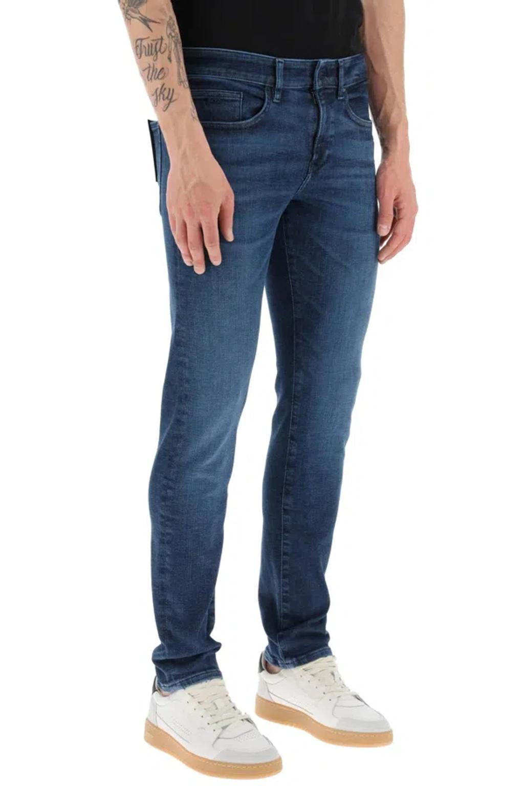 Boss Men's Delaware Slim-fit Jeans In Blue Product Image