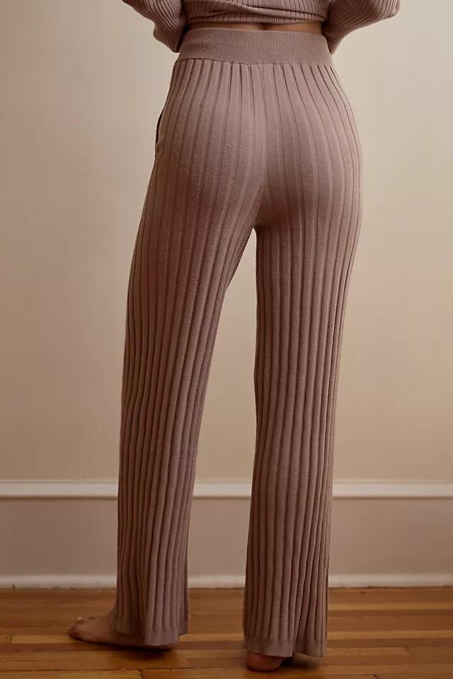 Varley Simeon Rib-Knit Wide-Leg Pants product image