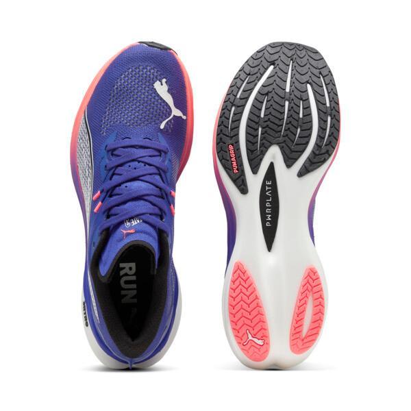 PUMA Deviate NITROâ¢ 3 Men's Running Shoes in Lapis Lazuli/Sunset Glow Product Image