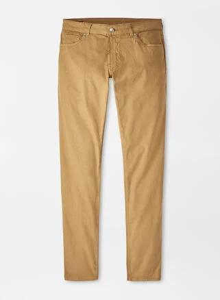 Peter Millar Mens Wayfare Five-Pocket Pant | Color: Summer Dunes | Size: 30 Product Image