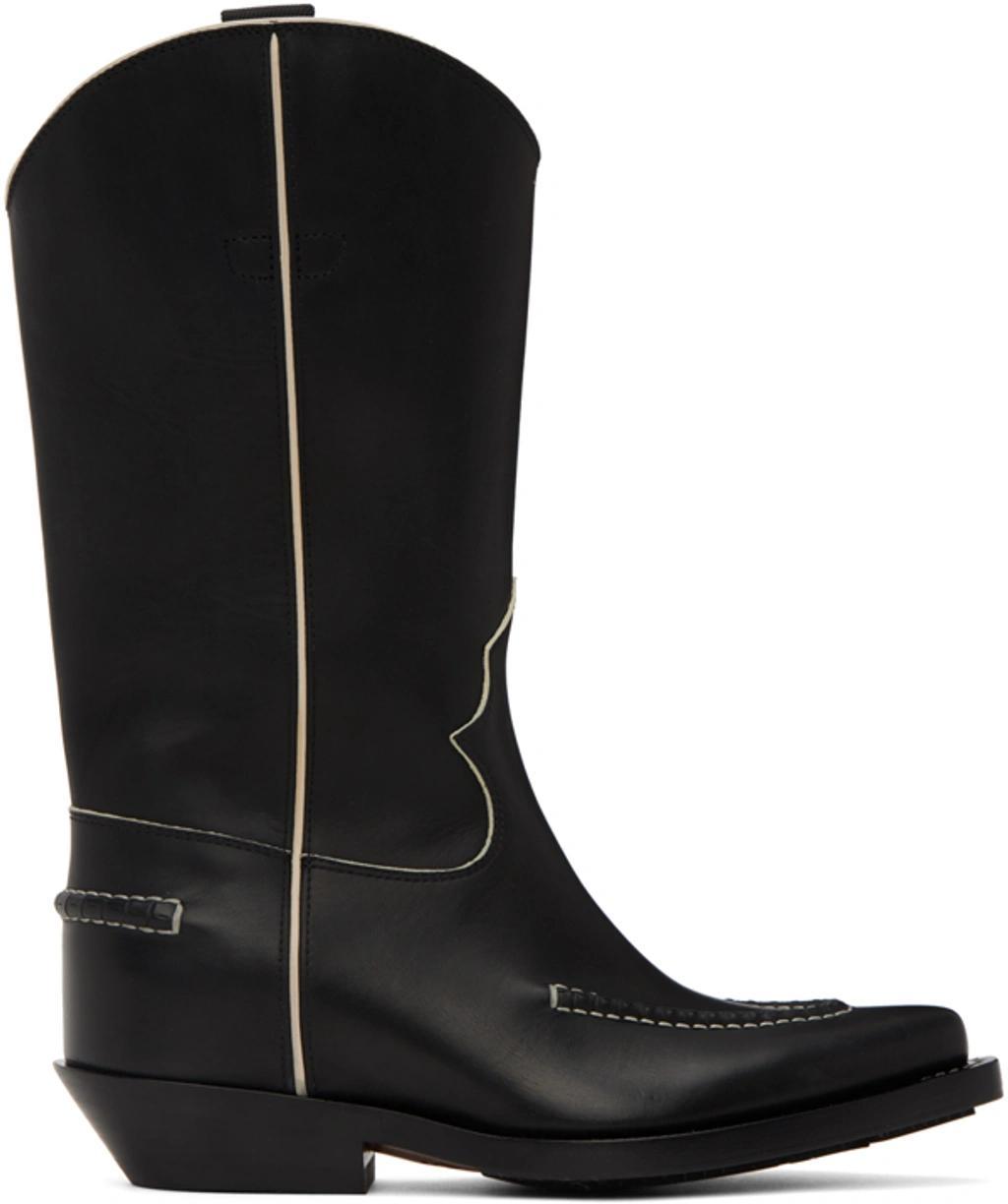 CHLOÉ Nellie Western Short Boots In Black product image