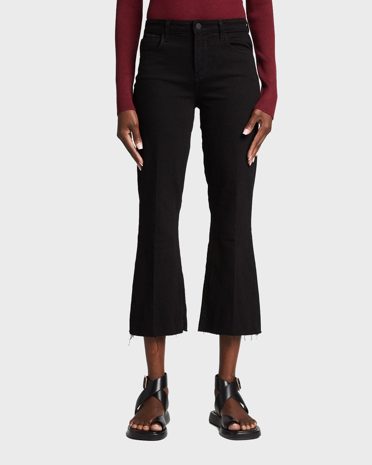 Womens Kendra High-Rise Cropped Jeans Product Image