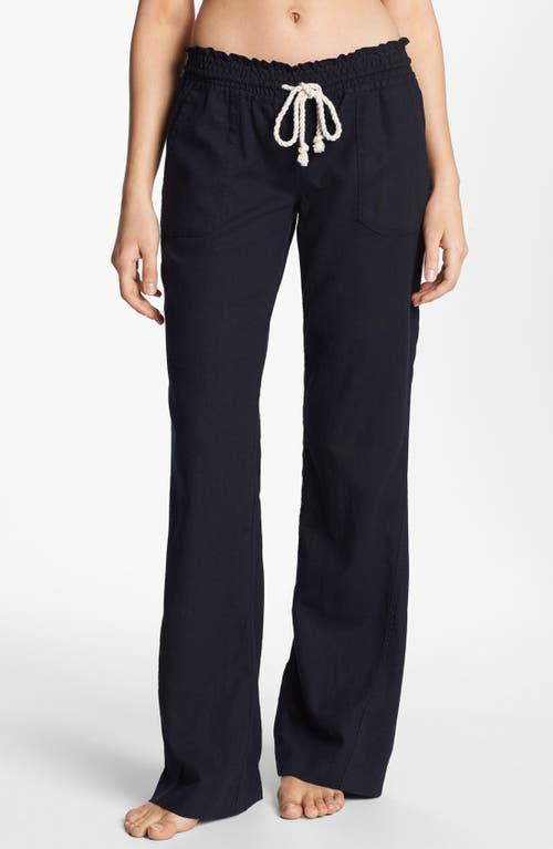 Roxy Oceanside Linen Blend Wide Leg Pants Product Image