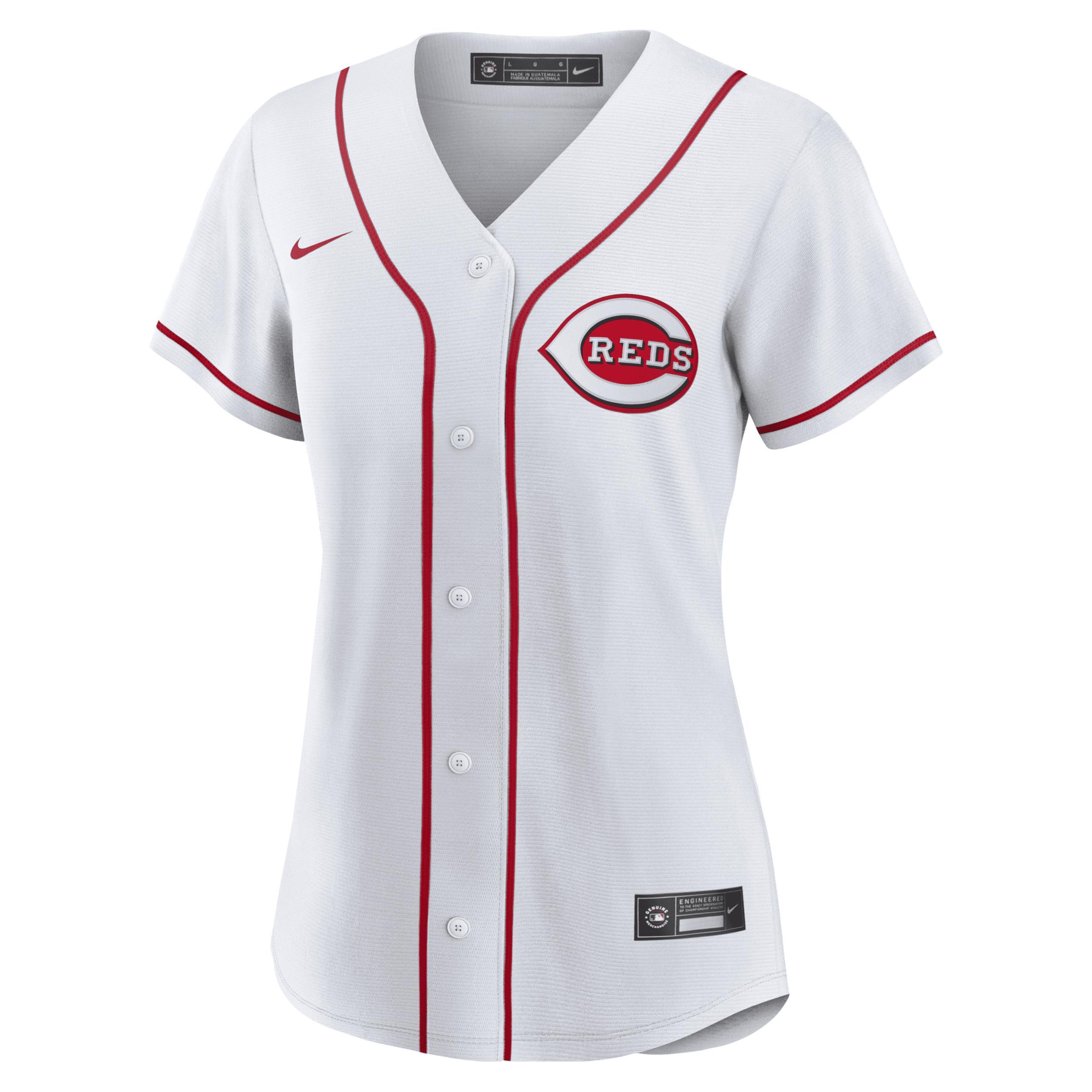 Womens Nike Elly De La Cruz White Cincinnati Reds Home Replica Jersey - White Product Image