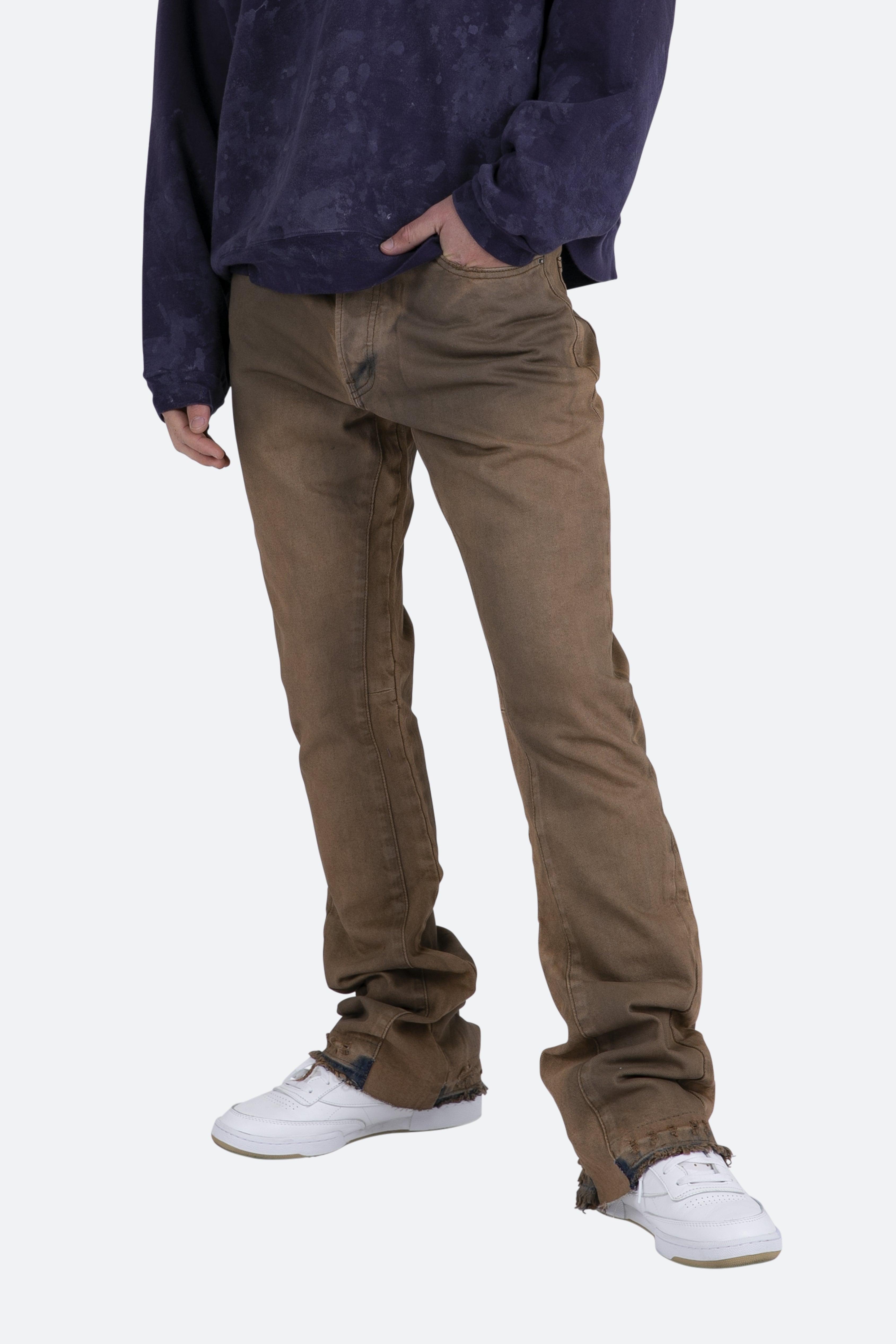 B416 Flare Denim - Tan Product Image