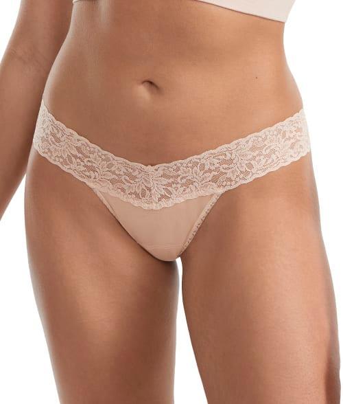 Hanky Panky Womens Supima Cotton Low Rise Thong Product Image