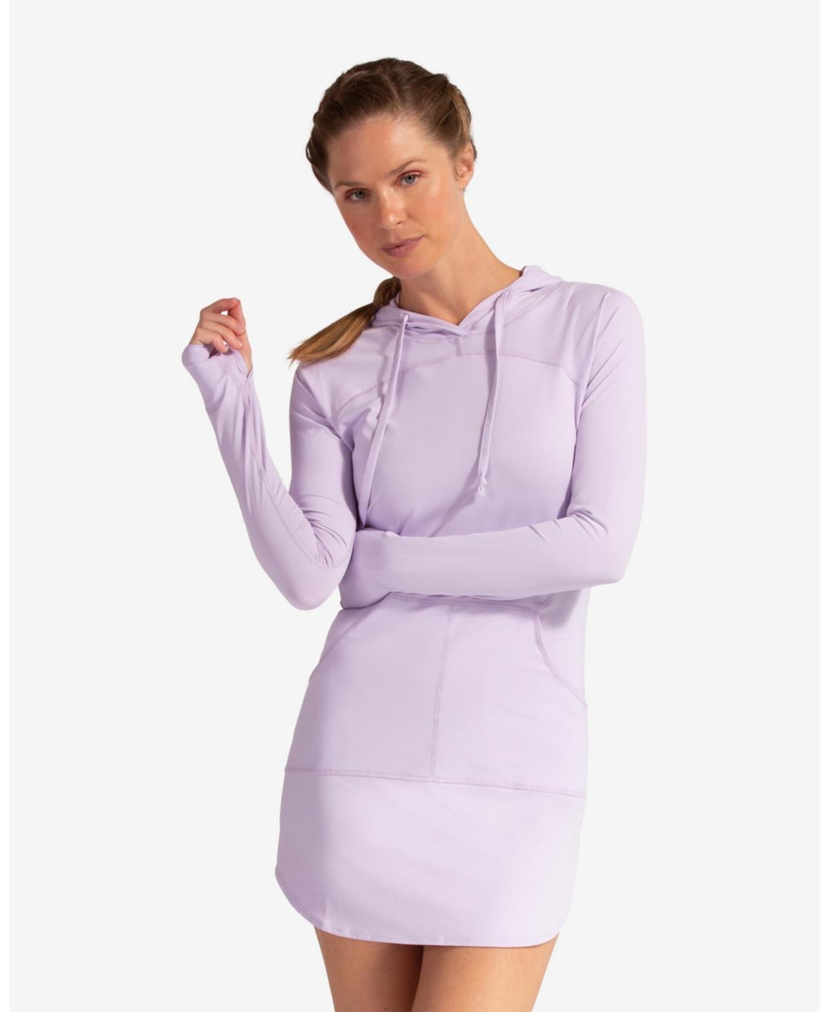 Womens Upf 50+ Sun Protection Hoodie Dress Product Image