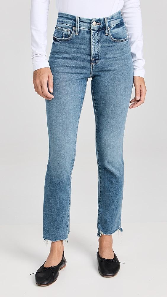 Good American Good Legs Straight Jeans | Shopbop Product Image