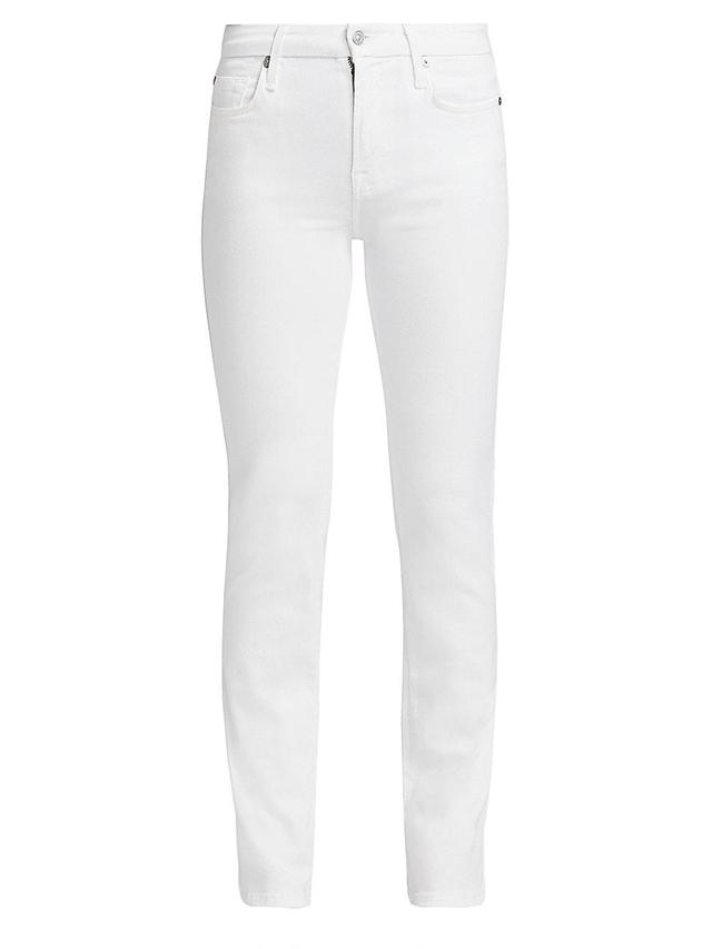 Womens Kimmie Mid-Rise Straight Jeans Product Image