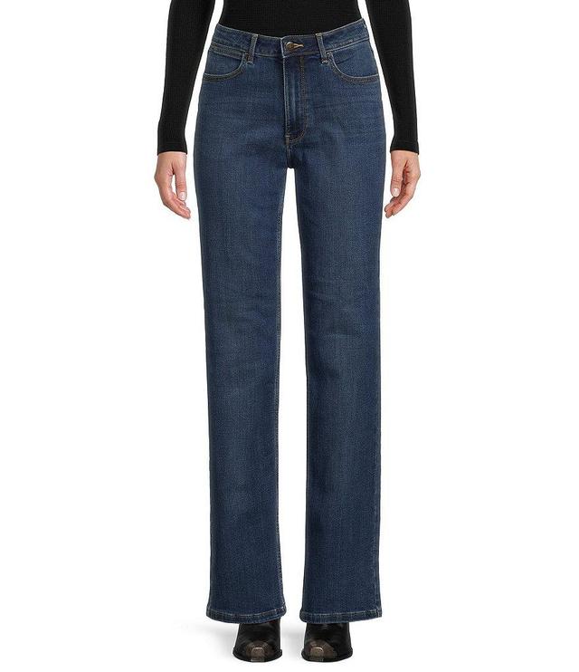 Wrangler® High Rise Straight Leg Jeans Product Image