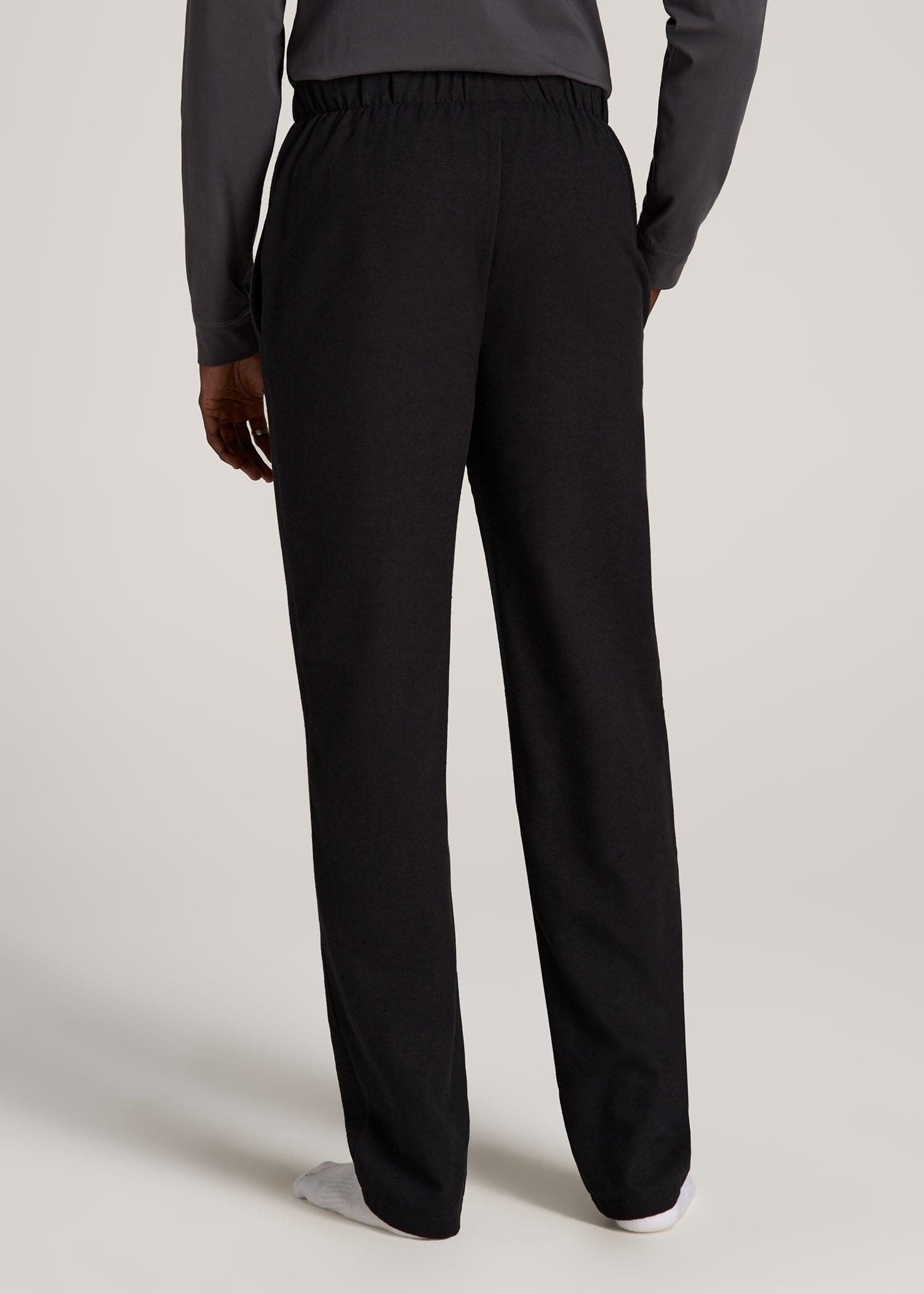 Pajama Pants for Tall Men in Charcoal Mix Male Product Image