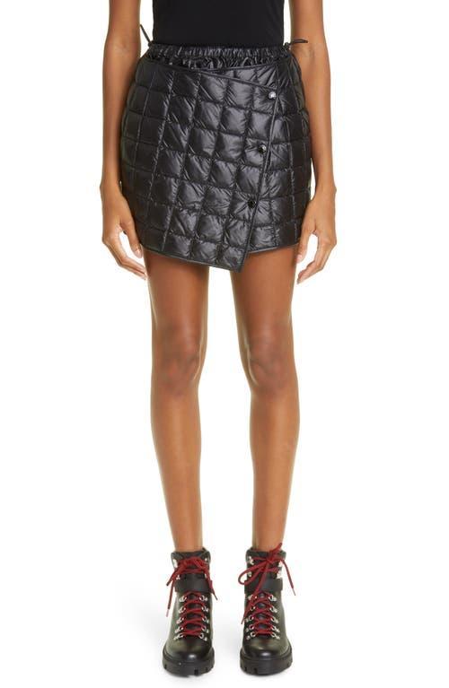 Moncler Asymmetric Quilted Wrap Miniskirt Product Image