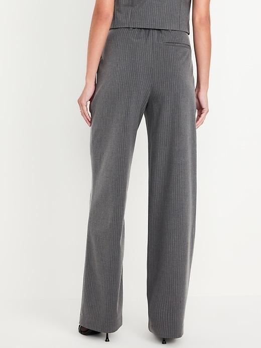 Extra High-Waisted Taylor Wide-Leg Trouser Pants Product Image