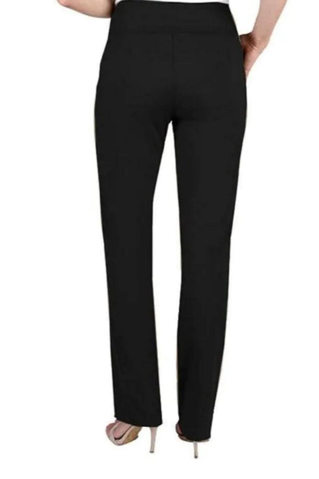 Slimsation® by Multiples Relaxed Leg Pull-On Pants Female Product Image