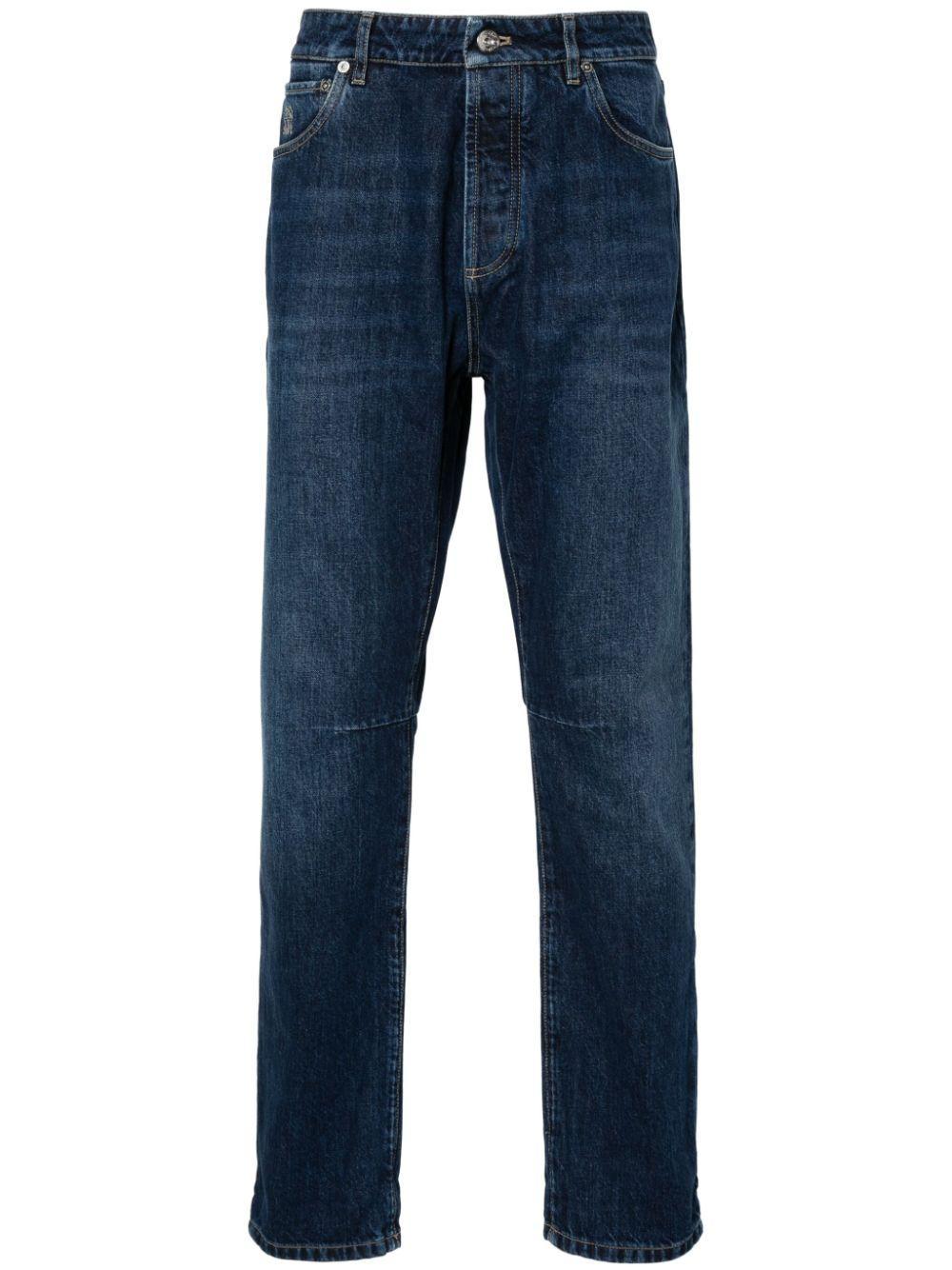 BRUNELLO CUCINELLI Leisure Fit Denim Jeans In Blue Product Image