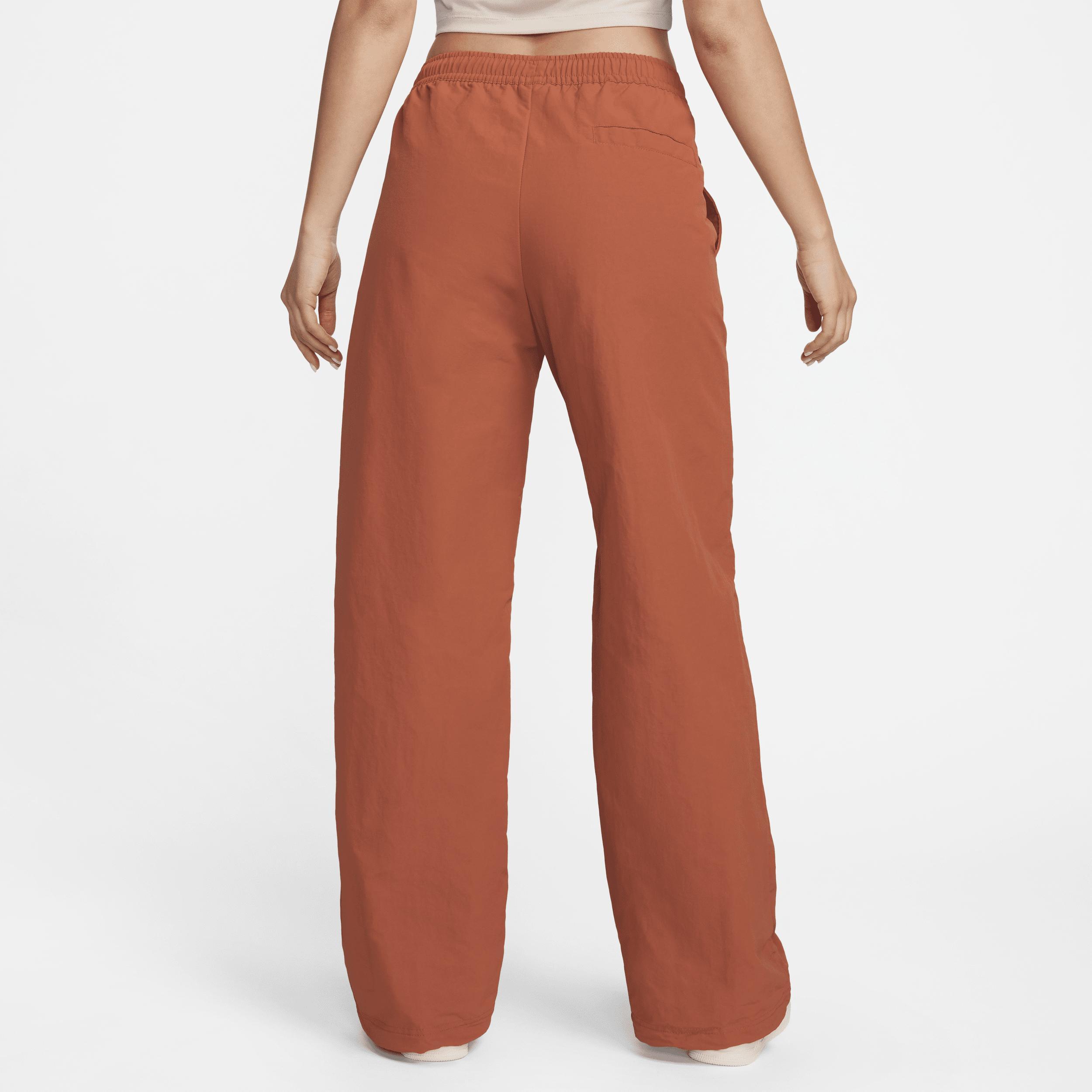 Nike Womens Nike Trend Woven Mid Rise Pants - Womens Sail/Burnt Sunrise Product Image