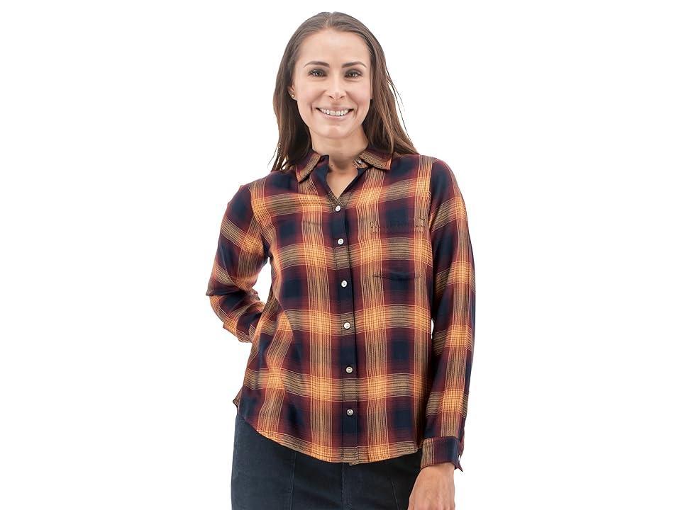 Aventura Killian Sustainable Herringbone Plaid Button Front Shirt Product Image