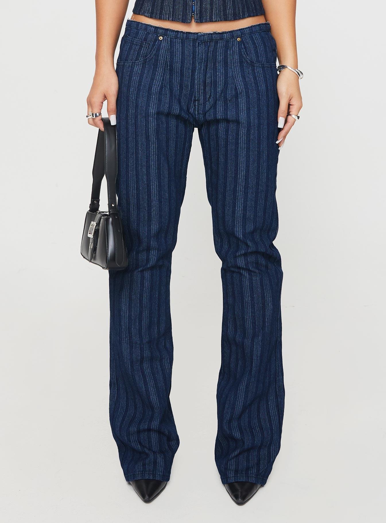 Charismatic Jean Dark Pinstripe Product Image